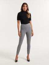 Erin Check Pull On Legging - Forever New