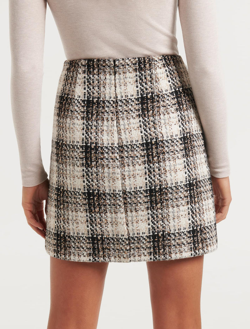 Raquel Boucle Mini Skirt - Forever New