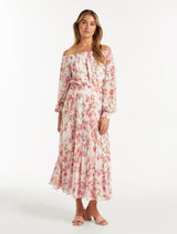 Taylor Off Shoulder Midi Dress Forever New