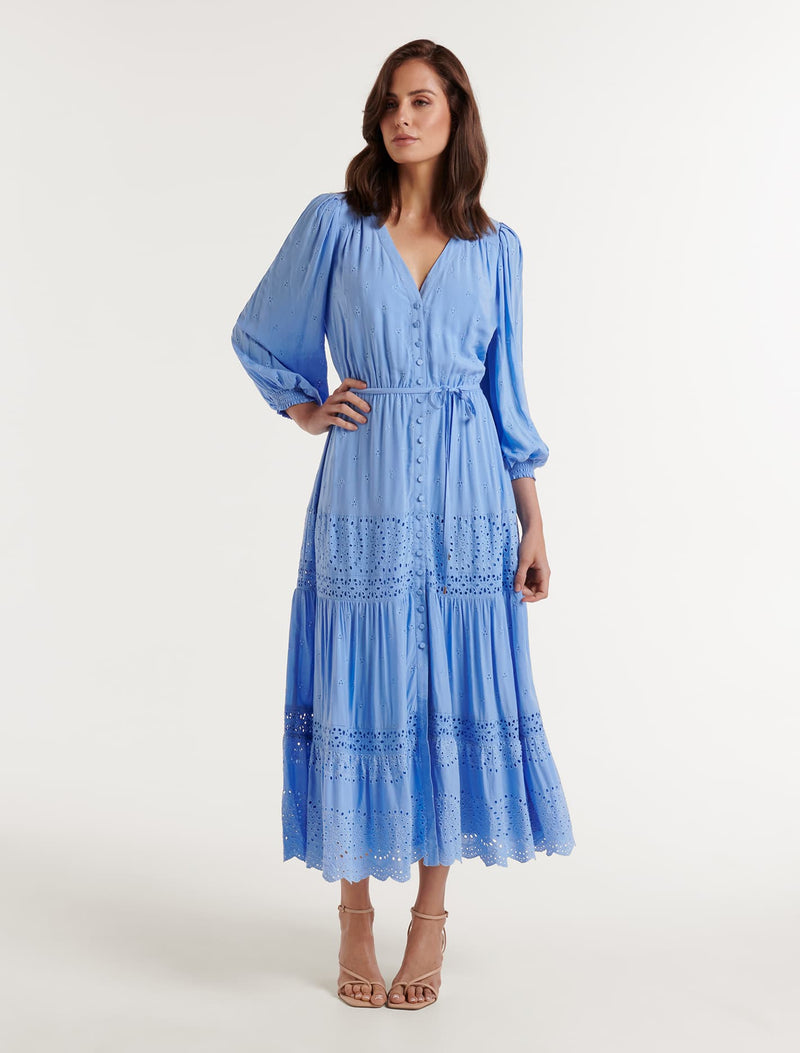 Alma Long Sleeve Midi Dress - Forever New