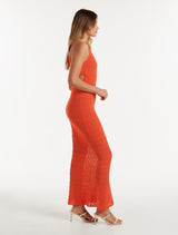 Sian Pointelle Cut Out Knit Dress Forever New