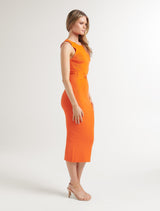 Leonie Twist Cut Out Knit Dress Forever New