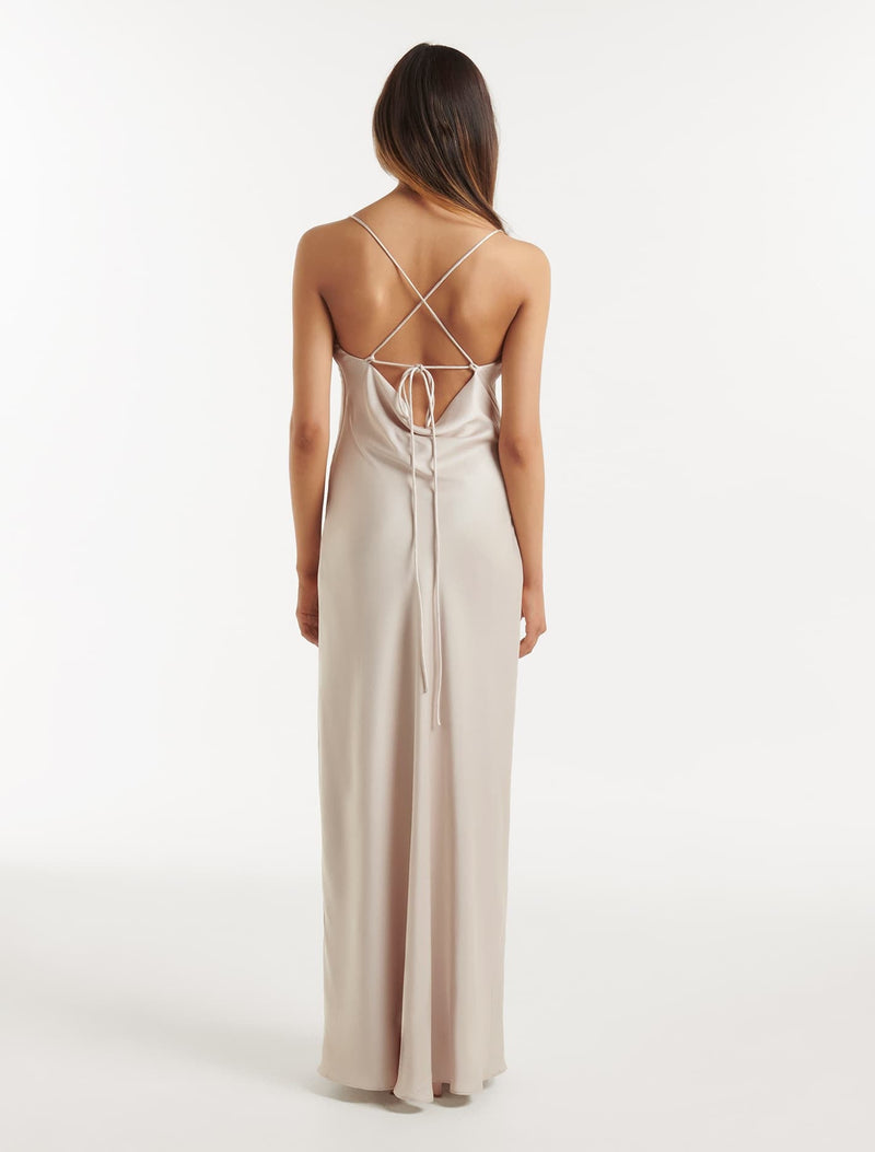 Blair Petite Back Detail Maxi Dress Forever New