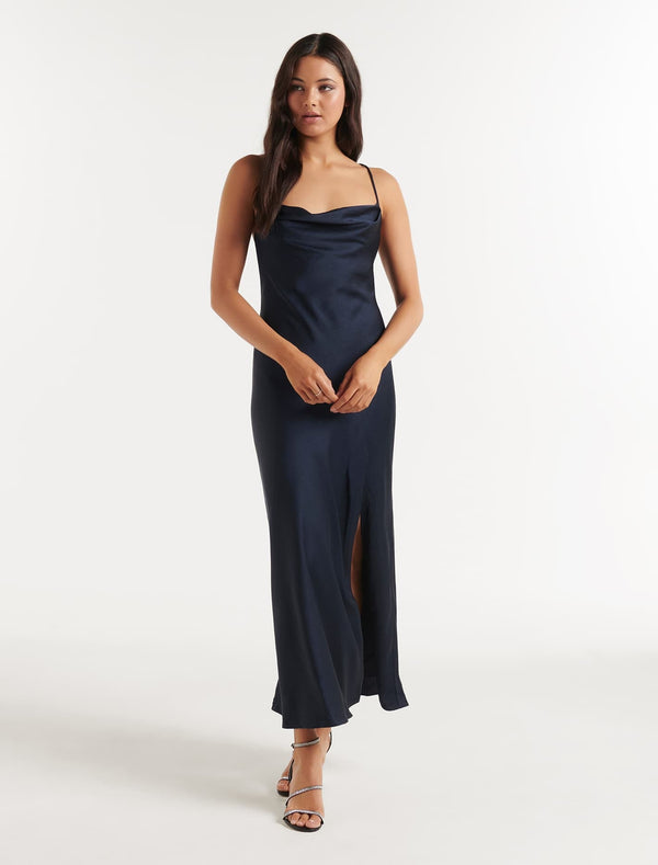 Blair Petite Back Detail Maxi Dress Forever New