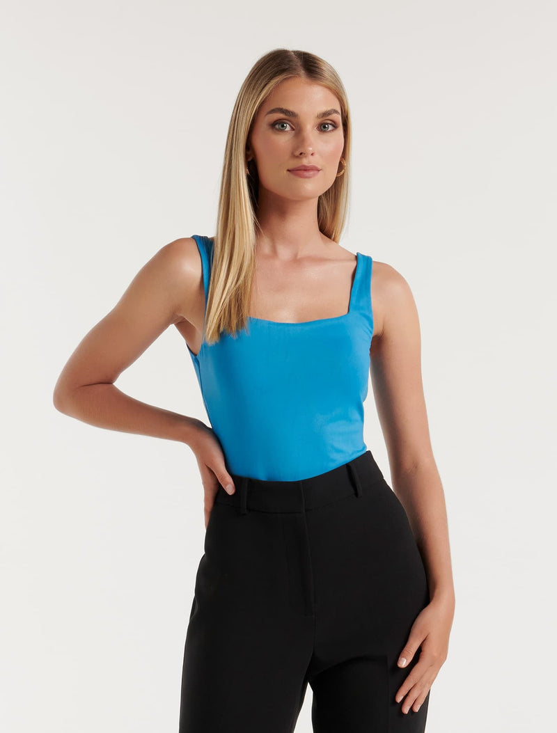 Lottie Square Neck Cami Bodysuit Forever New