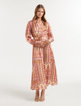 Sydney Paisley Shirt Dress Forever New