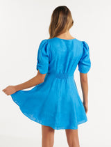 Rowan Linen Tea Dress Forever New