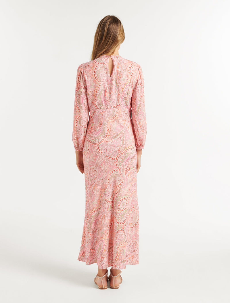 Angelina 3/4 Sleeve Midi Dress Forever New