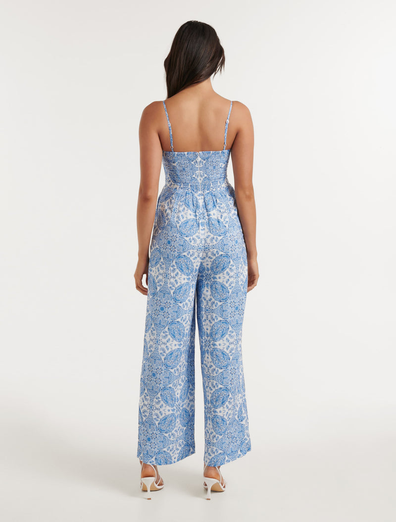 Kyle Ruched Front Jumpsuit Forever New