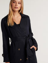 Rose Soft Trench Coat Forever New