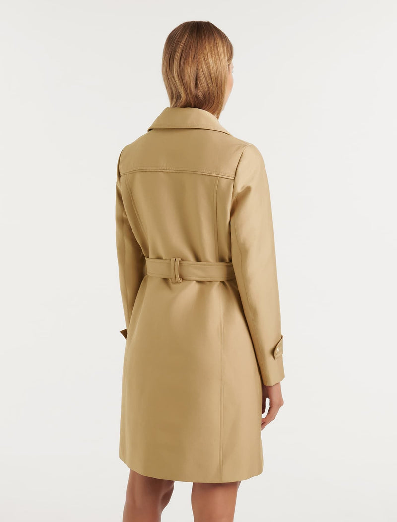Tulip Structured Trench Mac Coat Forever New