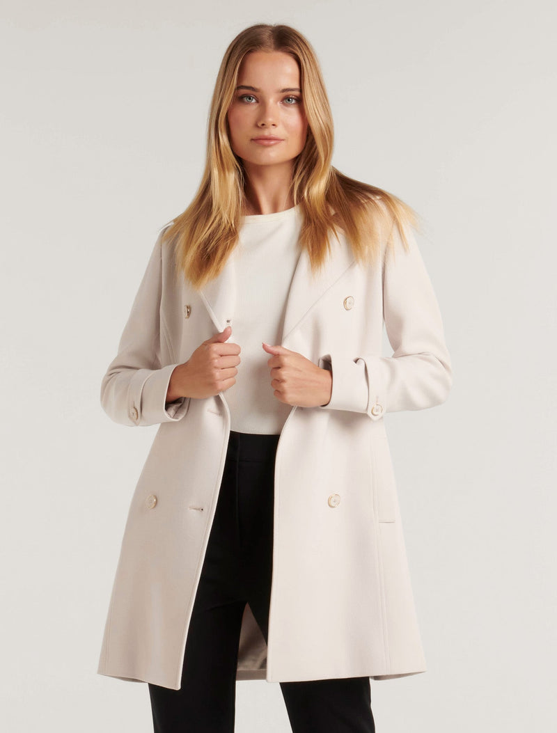 Violet Trench Mac Coat Forever New