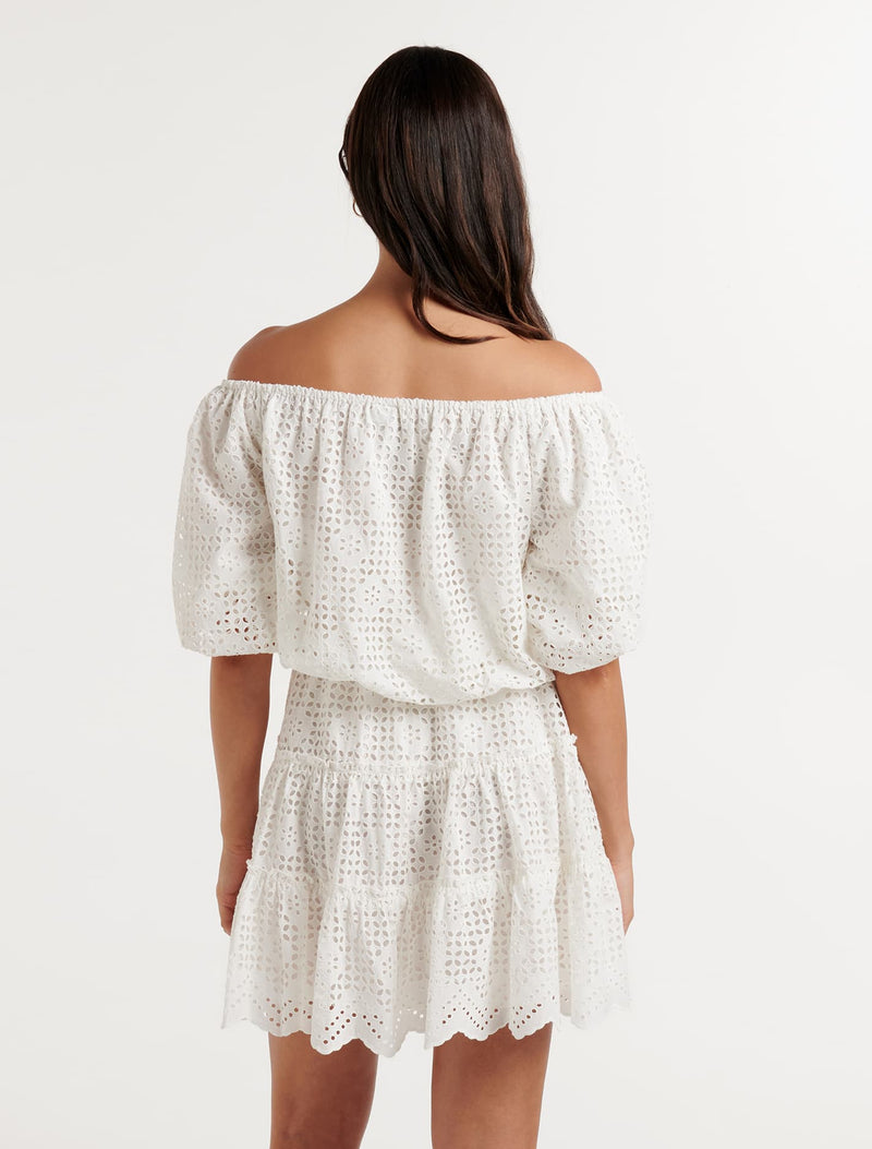 Kathy Broderie Bardot Top Forever New