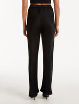 Kaia Satin Slim Flare Pants Forever New