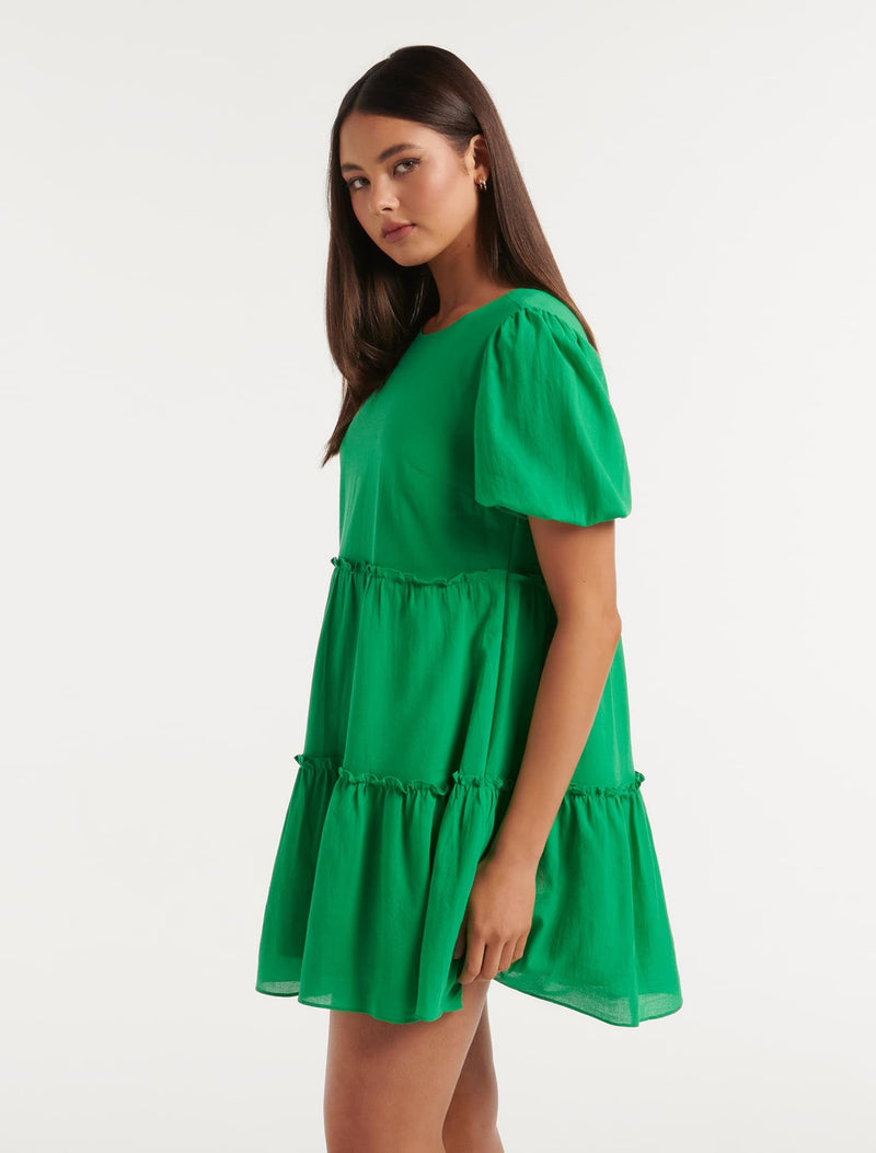 Bailey Mini Smock Dress Forever New