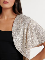 Selena Sequin Short Cape Forever New