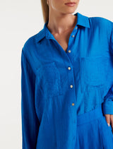 Selina Crinkle Resort Shirt Forever New