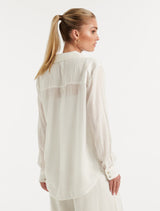 Selina Crinkle Resort Shirt Forever New