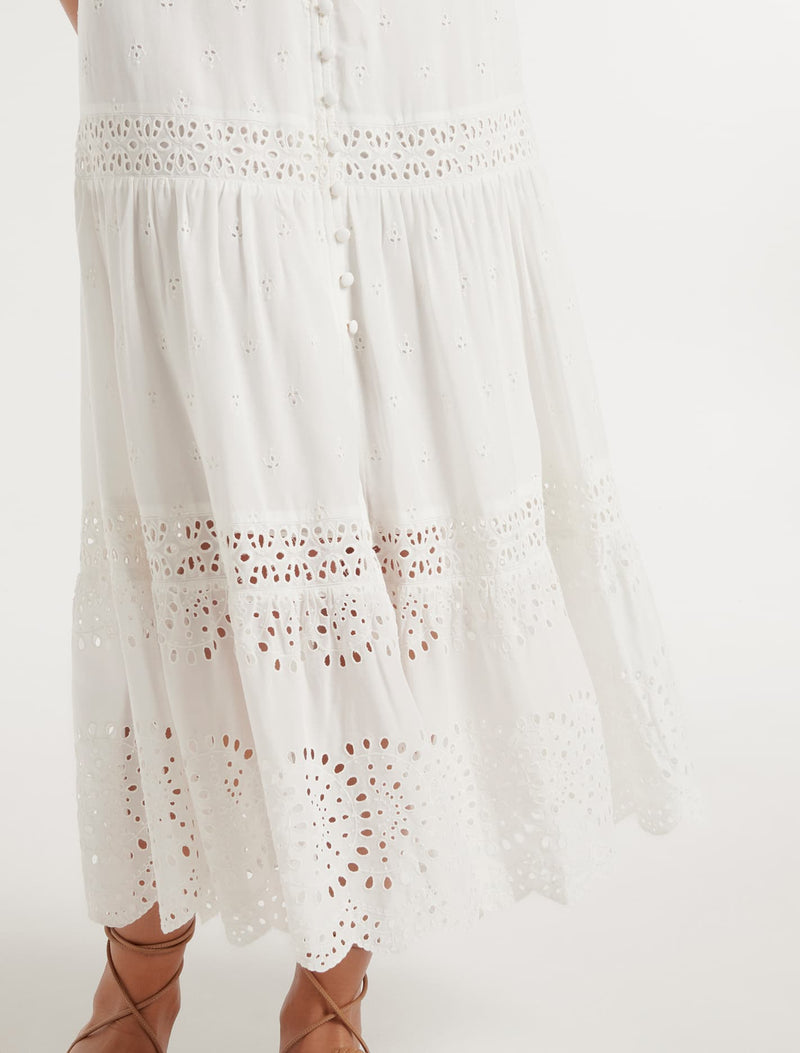 Ada Embroidered Skirt Forever New