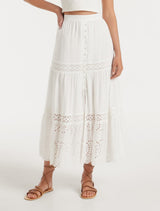 Ada Embroidered Skirt Forever New