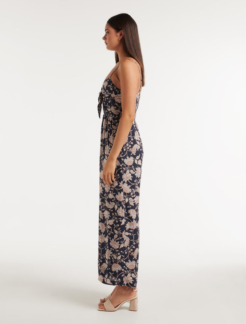 Liv Tie Front Jumpsuit Forever New