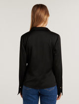 Leah Twist Detail Shirt Forever New