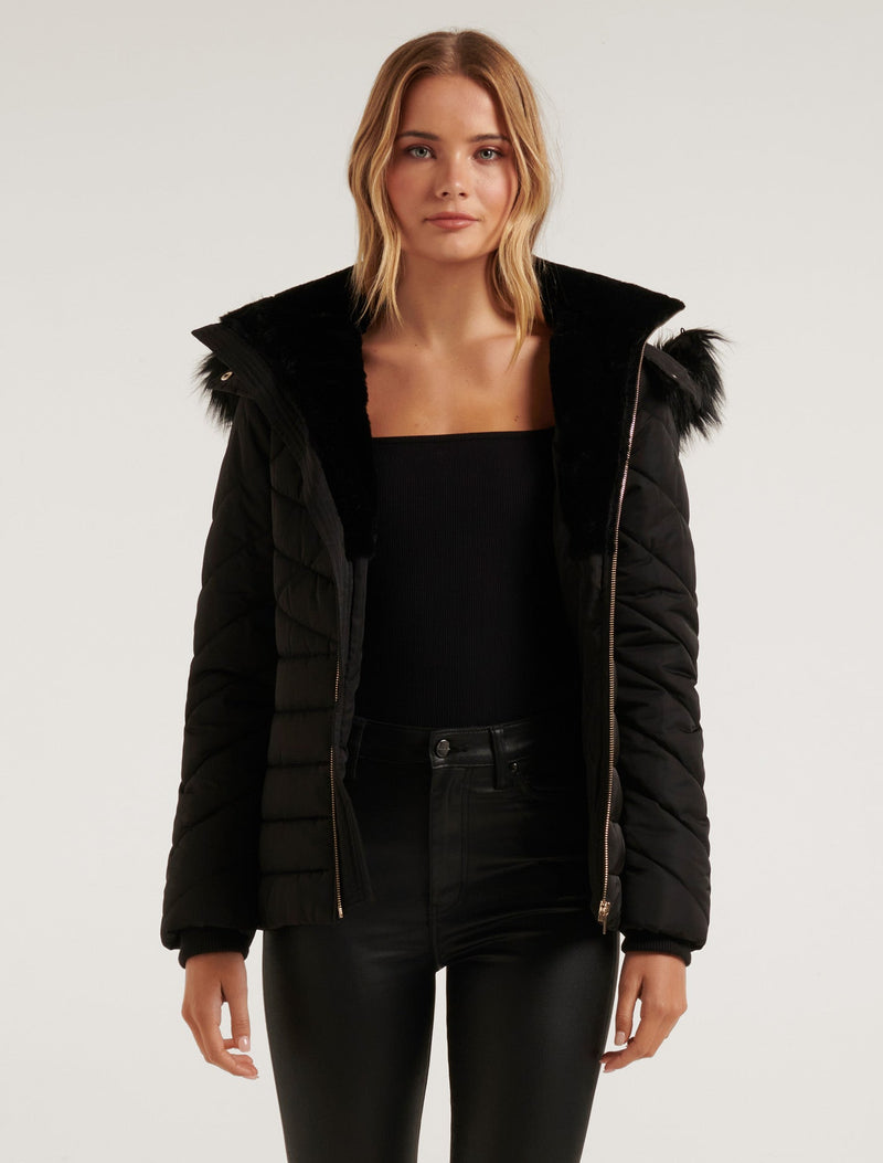 Forever new puffer jacket clearance