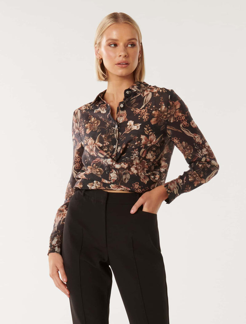 Forever new wrap top cheap