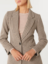 Kerry Single Breasted Wool Blazer Forever New