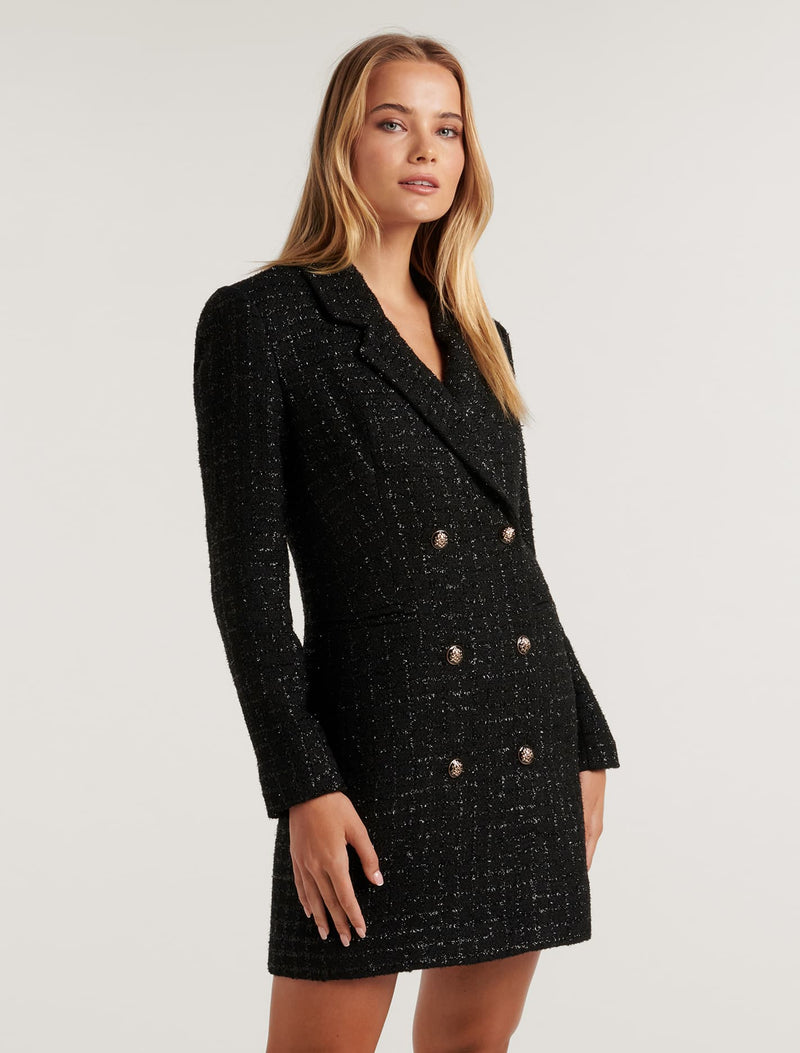 Boucle blazer dress 2025