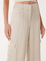 Selma Satin Cargo Pants Forever New