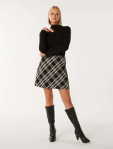 Quinn Cut Out Shoulder Knit Top Forever New