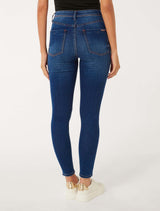 Nala Mid-Rise Skinny Jeans Forever New