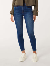 Nala Mid-Rise Skinny Jeans Forever New